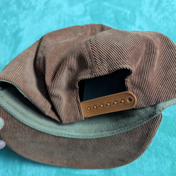Wookless & Co. Antelope Corduroy Hat Rust Brown Snapback - Picture 5 of 6